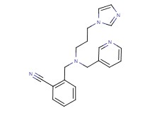 2-{[[3-(1H-imidazol-1-yl)propyl](pyridin-3-ylmethyl)amino]methyl}benzonitrile
