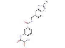 N-[(2-methyl-1H-benzimidazol-6-yl)methyl]-2,3-dioxo-1,2,3,4-tetrahydroquinoxaline-6-carboxamide