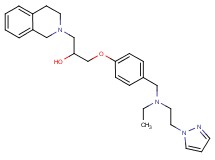 1-(3,4-dihydro-2(1H)-isoquinolinyl)-3-[4-({ethyl[2-(1H-pyrazol-1-yl)ethyl]amino}methyl)phenoxy]-2-propanol
