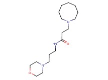 3-azocan-1-yl-N-(3-morpholin-4-ylpropyl)propanamide