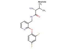 (2R)-2-amino-N-{[2-(2,4-difluorophenoxy)pyridin-3-yl]methyl}-3-methylbutanamide