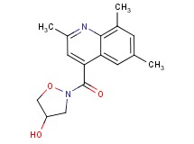 2-[(2,6,8-trimethyl-4-quinolinyl)carbonyl]-4-isoxazolidinol