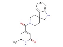 4-(1,2-dihydro-1'H-spiro[indole-3,4'-piperidin]-1'-ylcarbonyl)-6-methylpyridin-2(1H)-one