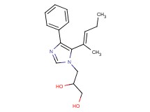 3-{5-[(1E)-1-methylbut-1-en-1-yl]-4-phenyl-1H-imidazol-1-yl}propane-1,2-diol
