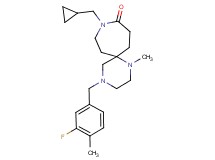 9-(cyclopropylmethyl)-4-(3-fluoro-4-methylbenzyl)-1-methyl-1,4,9-triazaspiro[5.6]dodecan-10-one