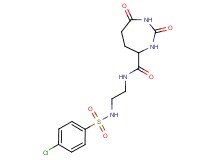 N-(2-{[(4-chlorophenyl)sulfonyl]amino}ethyl)-2,7-dioxo-1,3-diazepane-4-carboxamide