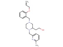 2-{4-[2-(allyloxy)benzyl]-1-[(6-methyl-2-pyridinyl)methyl]-2-piperazinyl}ethanol