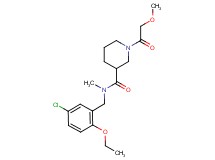 N-(5-chloro-2-ethoxybenzyl)-1-(methoxyacetyl)-N-methylpiperidine-3-carboxamide