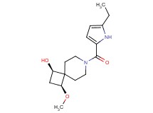 (1R*,3S*)-7-[(5-ethyl-1H-pyrrol-2-yl)carbonyl]-3-methoxy-7-azaspiro[3.5]nonan-1-ol