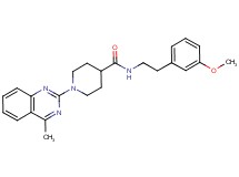 N-[2-(3-methoxyphenyl)ethyl]-1-(4-methyl-2-quinazolinyl)-4-piperidinecarboxamide