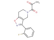 1-[3-(2-fluorophenyl)-6,7-dihydroisoxazolo[4,5-c]pyridin-5(4H)-yl]-1-oxoacetone