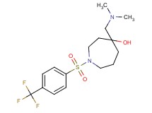 4-[(dimethylamino)methyl]-1-{[4-(trifluoromethyl)phenyl]sulfonyl}-4-azepanol