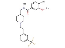 3-methoxy-N,4-dimethyl-N-[(1-{2-[3-(trifluoromethyl)phenyl]ethyl}-4-piperidinyl)methyl]benzamide