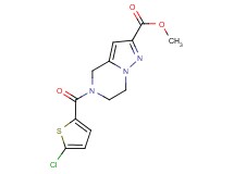 methyl 5-[(5-chloro-2-thienyl)carbonyl]-4,5,6,7-tetrahydropyrazolo[1,5-a]pyrazine-2-carboxylate