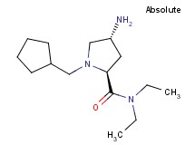 (2S,4R)-4-amino-1-(cyclopentylmethyl)-N,N-diethylpyrrolidine-2-carboxamide