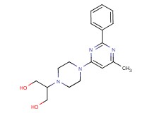 2-[4-(6-methyl-2-phenylpyrimidin-4-yl)piperazin-1-yl]propane-1,3-diol
