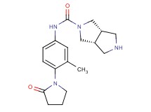 rel-(3aR,6aS)-N-[3-methyl-4-(2-oxo-1-pyrrolidinyl)phenyl]hexahydropyrrolo[3,4-c]pyrrole-2(1H)-carboxamide hydrochloride