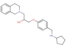 1-{4-[(cyclopentylamino)methyl]phenoxy}-3-(3,4-dihydro-2(1H)-isoquinolinyl)-2-propanol