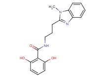 2,6-dihydroxy-N-[3-(1-methyl-1H-benzimidazol-2-yl)propyl]benzamide