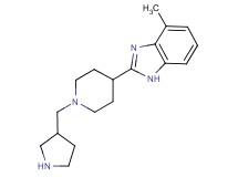4-methyl-2-[1-(3-pyrrolidinylmethyl)-4-piperidinyl]-1H-benzimidazole dihydrochloride