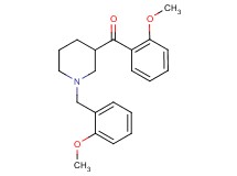 [1-(2-methoxybenzyl)-3-piperidinyl](2-methoxyphenyl)methanone