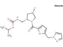 isopropyl ({(2S,4S)-4-fluoro-1-[5-(1H-pyrazol-1-ylmethyl)-2-furoyl]pyrrolidin-2-yl}methyl)carbamate