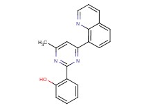 2-(4-methyl-6-quinolin-8-ylpyrimidin-2-yl)phenol