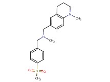 N-methyl-1-[4-(methylsulfonyl)phenyl]-N-[(1-methyl-1,2,3,4-tetrahydroquinolin-6-yl)methyl]methanamine