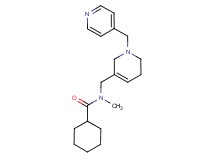 N-methyl-N-{[1-(pyridin-4-ylmethyl)-1,2,5,6-tetrahydropyridin-3-yl]methyl}cyclohexanecarboxamide