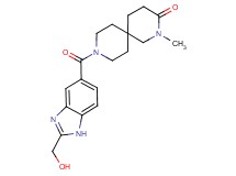 9-{[2-(hydroxymethyl)-1H-benzimidazol-5-yl]carbonyl}-2-methyl-2,9-diazaspiro[5.5]undecan-3-one