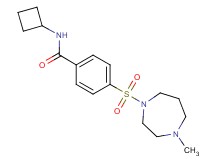 N-cyclobutyl-4-[(4-methyl-1,4-diazepan-1-yl)sulfonyl]benzamide