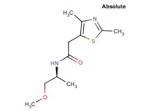 2-(2,4-dimethyl-1,3-thiazol-5-yl)-N-[(1S)-2-methoxy-1-methylethyl]acetamide trifluoroacetate