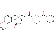 5-[3-(3-benzoyl-1-piperidinyl)-3-oxopropyl]-5-(3,4-dimethoxybenzyl)-2-pyrrolidinone