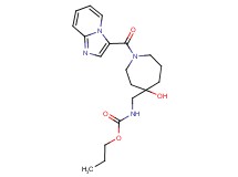 propyl {[4-hydroxy-1-(imidazo[1,2-a]pyridin-3-ylcarbonyl)-4-azepanyl]methyl}carbamate