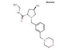 (4R)-4-amino-N-ethyl-1-[3-(morpholin-4-ylmethyl)benzyl]-L-prolinamide