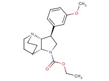 ethyl (3S*,3aR*,7aR*)-3-(3-methoxyphenyl)hexahydro-4,7-ethanopyrrolo[3,2-b]pyridine-1(2H)-carboxylate