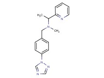 N-methyl-1-pyridin-2-yl-N-[4-(1H-1,2,4-triazol-1-yl)benzyl]ethanamine