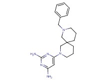 6-(8-benzyl-2,8-diazaspiro[5.5]undec-2-yl)-2,4-pyrimidinediamine