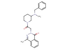 2-(2-{3-[benzyl(methyl)amino]-1-piperidinyl}-2-oxoethyl)-4-methyl-1(2H)-phthalazinone
