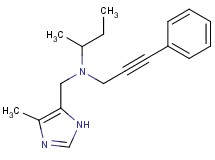 N-(sec-butyl)-N-[(4-methyl-1H-imidazol-5-yl)methyl]-3-phenylprop-2-yn-1-amine
