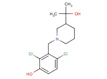 2,4-dichloro-3-{[3-(1-hydroxy-1-methylethyl)piperidin-1-yl]methyl}phenol