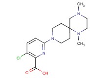 3-chloro-6-(1,4-dimethyl-1,4,9-triazaspiro[5.5]undec-9-yl)pyridine-2-carboxylic acid