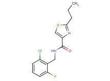 N-(2-chloro-6-fluorobenzyl)-2-propyl-1,3-thiazole-4-carboxamide