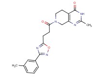 2-methyl-7-{3-[3-(3-methylphenyl)-1,2,4-oxadiazol-5-yl]propanoyl}-5,6,7,8-tetrahydropyrido[3,4-d]pyrimidin-4(3H)-one