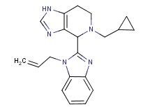 4-(1-allyl-1H-benzimidazol-2-yl)-5-(cyclopropylmethyl)-4,5,6,7-tetrahydro-1H-imidazo[4,5-c]pyridine