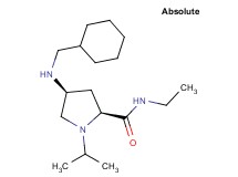 (4S)-4-[(cyclohexylmethyl)amino]-N-ethyl-1-isopropyl-L-prolinamide