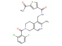 5-acetyl-N-{[7-(2-chloro-6-fluorobenzoyl)-3-methyl-5,6,7,8-tetrahydro-2,7-naphthyridin-4-yl]methyl}-3-thiophenecarboxamide
