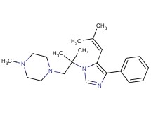 1-methyl-4-{2-methyl-2-[5-(2-methylprop-1-en-1-yl)-4-phenyl-1H-imidazol-1-yl]propyl}piperazine