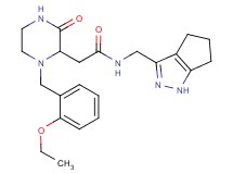 2-[1-(2-ethoxybenzyl)-3-oxo-2-piperazinyl]-N-(1,4,5,6-tetrahydrocyclopenta[c]pyrazol-3-ylmethyl)acetamide