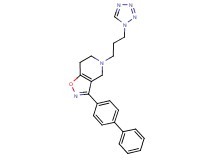 3-biphenyl-4-yl-5-[3-(1H-tetrazol-1-yl)propyl]-4,5,6,7-tetrahydroisoxazolo[4,5-c]pyridine